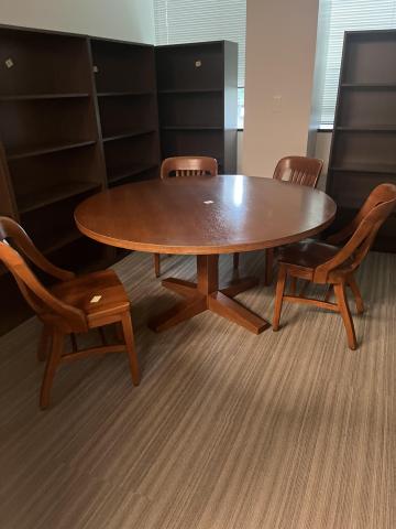 Wooden Table and 4 Chairs