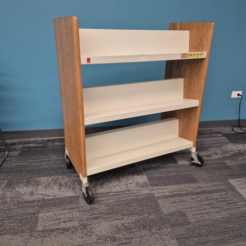 book cart on casters