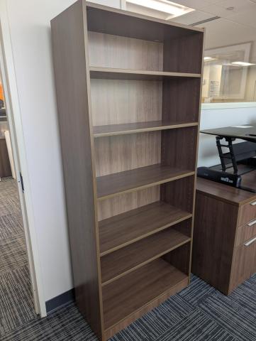 empty bookcase