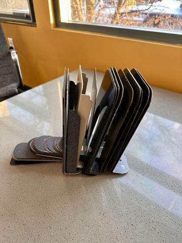 metal bookends