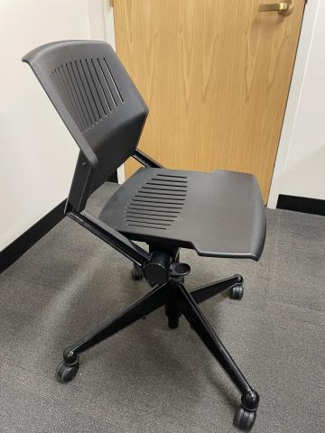 Rolling, height adjustable, computer/office chairs