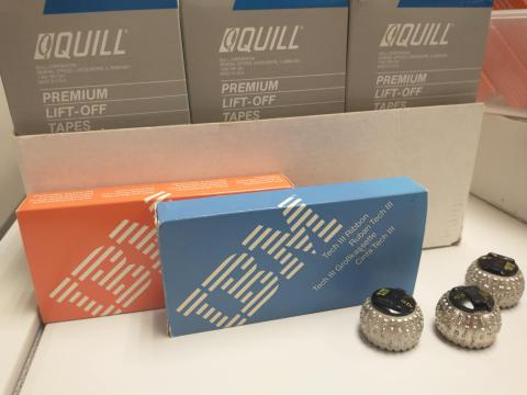 Selectric III typewriter supplies