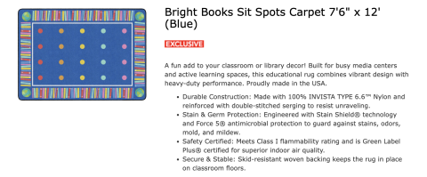 Bright Spots Carpet from Scholastic