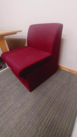Red Cushioned Chair