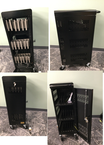 pictures of a laptop cart