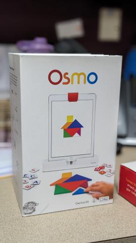 White box reading Osmo