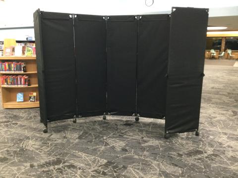 Photo of a folding partition