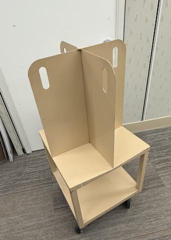 beige paper stackwagon