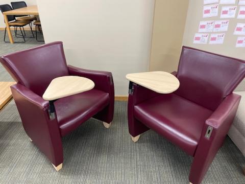 Like new condition tablet chairs