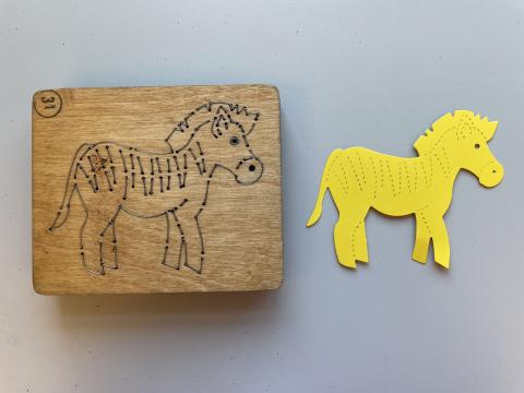 Zebra die cut