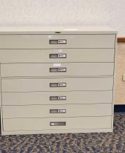 7 drawer microfilm/microfiche cabinet