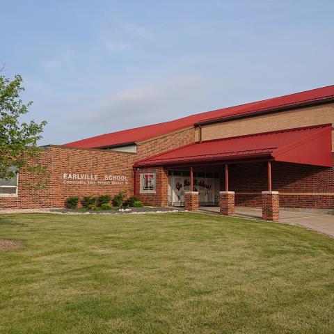 Earlville School building.